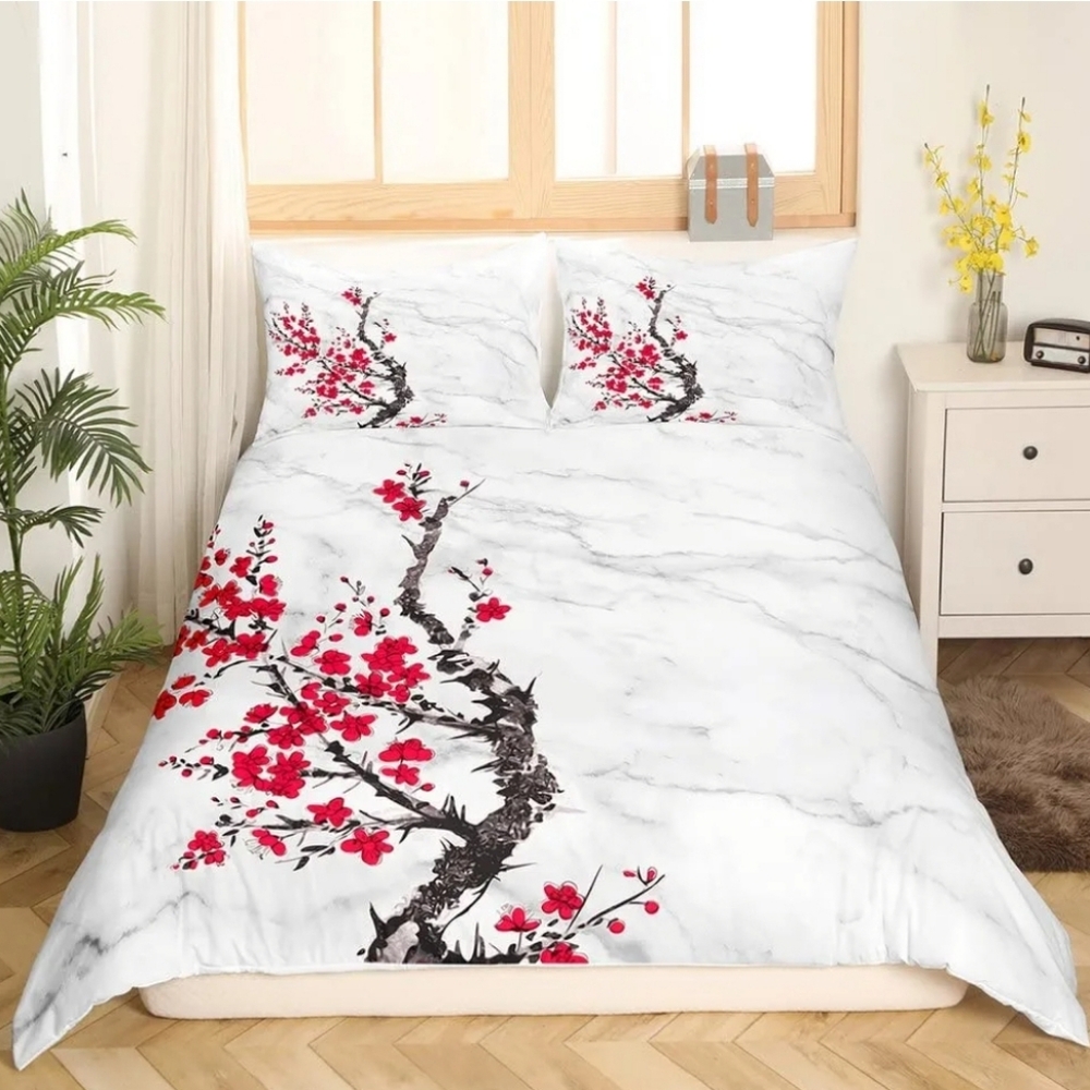 3 pcs King Duvet cover and two shams. New!